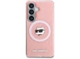 Maska Karl Lagerfeld IML Repeated Choupette MagSafe za Samsung S26/ S941B roze