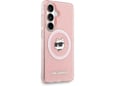Maska Karl Lagerfeld IML Repeated Choupette MagSafe za Samsung S26/ S941B roze