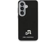 Maska Karl Lagerfeld Saffiano KC Metal Logo MagSafe za Samsung S26/ S941B crna