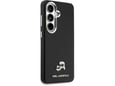 Maska Karl Lagerfeld Saffiano KC Metal Logo MagSafe za Samsung S26/ S941B crna