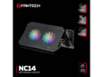 Laptop Cooler Fantech NC14 RGB crni