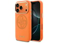 Maska Guess Perforated 4G MagSafe za iPhone 17 Pro narandzasta