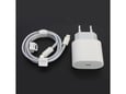 Kućni punjač PD 20W za iPhone sa kablom Type-C na Lightning beli.