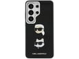 Maska Karl Lagerfeld Saffiano Double Heads Metal za Samsung S26 Ultra/ S948B crna