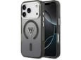 Maska Guess IML Gradient Triangle Logo MagSafe za iPhone 17 Pro crna