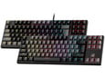 Tastatura mehanička Gaming Fantech MK876 RGB Atom TKL siva (blue switch)