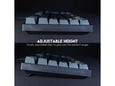 Tastatura mehanička Gaming Fantech MK886 RGB Atom siva (Blue switch)