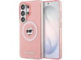 Maska Karl Lagerfeld IML Repeated Choupette MagSafe za Samsung S26 Ultra/ S948B roze