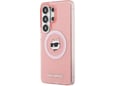 Maska Karl Lagerfeld IML Repeated Choupette MagSafe za Samsung S26 Ultra/ S948B roze
