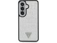 Maska Guess Fixed Glitter Triangle MagSafe za Samsung S26/ S941B silver