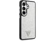 Maska Guess Fixed Glitter Triangle MagSafe za Samsung S26/ S941B silver