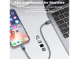 Kabel LDNIO LC441I 30w, Type-C na iPhone Lightning sivi 1m