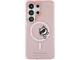 Maska Karl Lagerfeld IML Peekaboo Choupette MagSafe za Samsung S26 Ultra/ S948B roze
