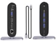 Docking station / HUB Type-C na LAN Gb, SD card, TF, PD, Type-C, 4xUSB 3.0, Audio, HDMI i VGA 12 u 1 sa postoljem