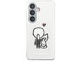 Maska Karl Lagerfeld IML Karl&Choupette MagSafe za Samsung S26/ S941B bela