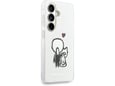 Maska Karl Lagerfeld IML Karl&Choupette MagSafe za Samsung S26/ S941B bela