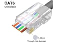 Elementa UTP konektor RJ45 Cat6 TS51P/Cat6