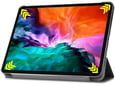 Maska na preklop Tablet Stripes za iPad Pro 12.9 in (2020)/ Ipad Air 13 (2024) crna