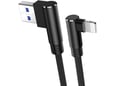 Kabel USB na Lightning Elbow crni 1m