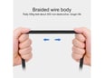 Kabel USB na Lightning Elbow crni 1m