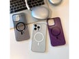 Maska Transparent Mag Case za iPhone 15 Pro Max siva