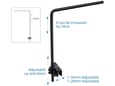 WeekAqua nosač za lampe DJ-S-16B-DS (komad) za VMLZ serije