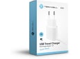 Kućni punjač Teracell Evo USB1 Lightning 1A beli