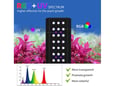 WeekAqua LED lampa M600-K Pro black