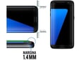 Zaštitno staklo (zakrivljeno) (Mini verzija) za Samsung S7/ G930 crno