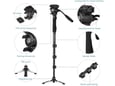 Monopod Weifeng WF-3958M profesionalni crni