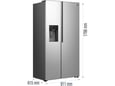 GORENJE ameriški hladilnik NRS917E61X