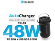 Teracell Auto punjač za telefon Evolution TC-13 48W