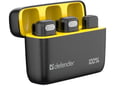 DEFENDER Talky-139 (64139) 2 brezžična lavalier mikrofona USB-C, dual wireless set, črn