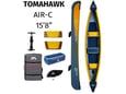 AQUA MARINA napihljiv čoln Tomahawk AIR-C, 478 cm