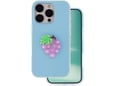 ONASI ovitek za silikonski Tutti Frutti 2v1 iPhone 15 Pro, moder