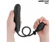 ADDICTED TOYS ANAL Napihljivi Dildo Addicted Toys Model 3 Black - Silikonski In Vodoodporen