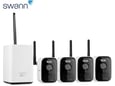 SWANN komplet 4 nadzornih kamer in bazne postaje MaxRanger4K Mini, 4K, Wi-Fi
