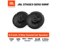 JBL Stage3 Gen2 68MF, 16,5 cm 3-smerni avto zvočniki brez mrežice, par