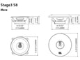 JBL Stage3 Gen2 58, 13 cm avto zvočniki, par