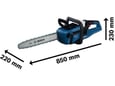 BOSCH PROFESSIONAL akumulatorska motorna žaga GKE 18V-40, 06008D3001