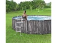 BESTWAY Bazen sa metalnim okvirom, merdevinama i filter pumpom, 427x107cm , STEEL PRO MAX WOOD