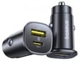 BASEUS avtomobilski polnilec GoTrip DP1, 30 W, QC, PD, 1x USB-C, 1x USB-A