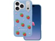 ONASI ovitek za silikonski Jagoda iPhone 17 Pro, moder