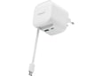 INTENSO polnilec Power Adapter W65ACIC GaN, 65 W, 5–20 V / 3,25 A, 7806522