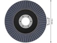 Bosch Brusni disk X451 115mm P40