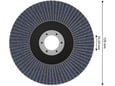 Bosch Brusni disk X451 125mm P60