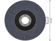 Bosch Brusni disk X451 125mm P60