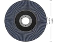 Bosch Brusni disk X451 125mm P120