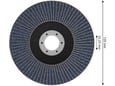 Bosch Brusni disk X451 125mm P80