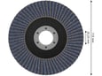 Bosch Brusni disk X451 115mm P60